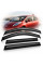 Дефлекторы окон ветровики для Nissan Leaf 2010-2017 Скотч 3M Voron Glass