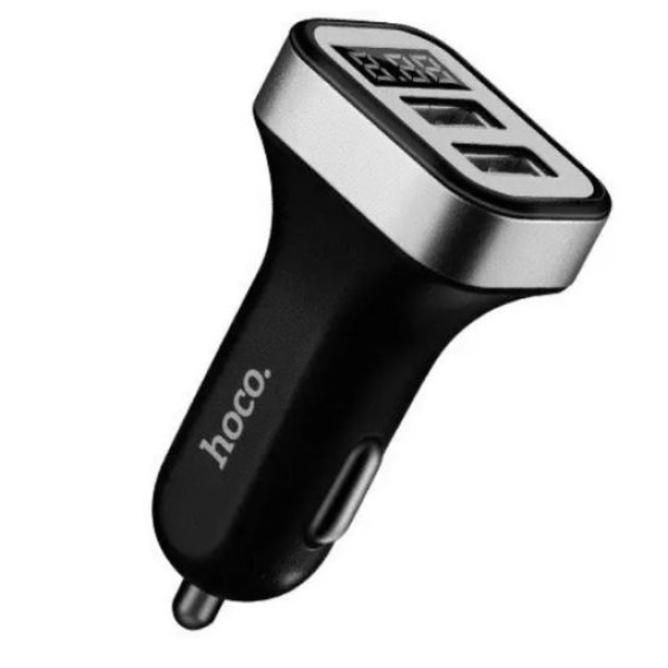 Автомобильное зарядное устройство USB HOCO Z3 3.1A 2 Usb LCD (Оригинал)