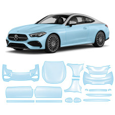 Антигравийная защитная бронепленка по лекалам для Mercedes-Benz CLE C236 2023- полный кузов