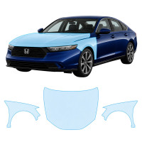 Антигравийная защитная бронепленка по лекалам для Honda Accord XI 2023- капот и передние крылья