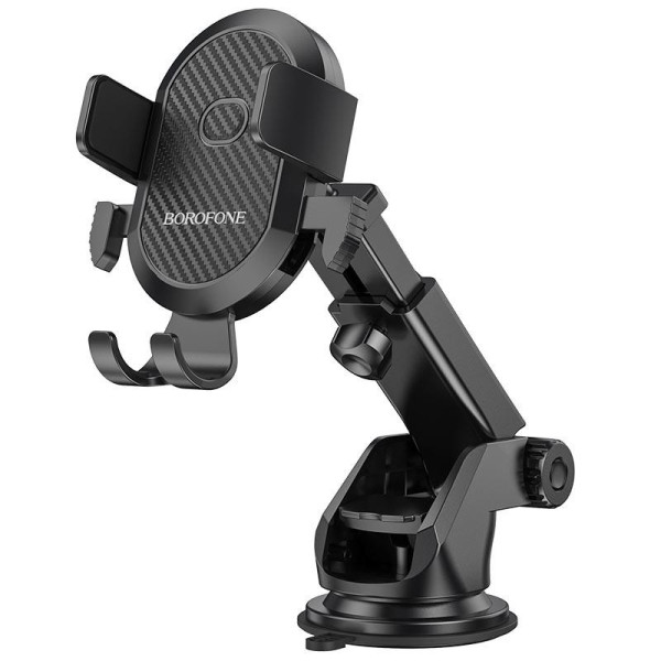 Автодержатель для телефона зажим под весом BOROFONE BH39 Amazing center console телескоп. Black