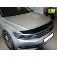Дефлектор капота мухобойка Volkswagen PASSAT В8 2015-