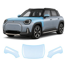 Антигравійна захисна бронеплівка за лекалами для Mini Aceman F74 2024- капот і передні крила