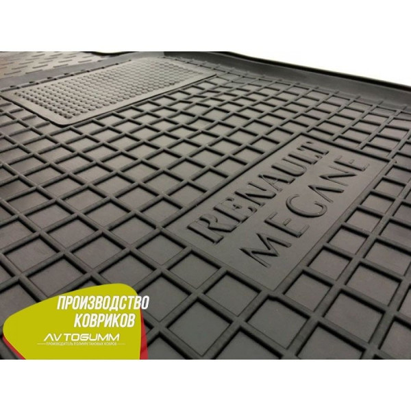 Водійський коврик в салон Renault Megane 2 2003-2009 (Avto-Gumm)