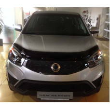 Дефлектор капота мухобойка Ssang Yong Korando 2013-