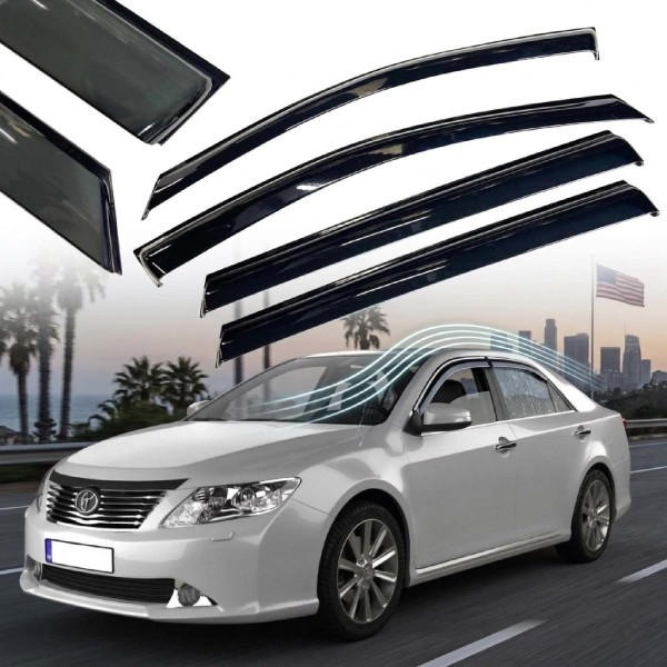 Window deflectors HIC для Toyota Camry V50 / V55 USA 2012-2018 (T110-IJ)