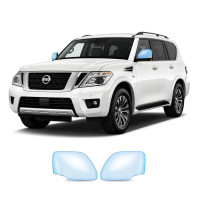 Антигравийная защитная бронепленка по лекалам для Nissan Armada II 2017-2020 - зеркала