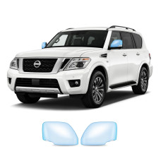 Антигравійна захисна бронеплівка за лекалами для Nissan Armada II 2017-2020 - дзеркала