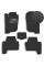 Килимки у салон EVA для Mitsubishi Pajero Sport II 2008- з підп'ятником Чорі-Чорний кант 5 шт