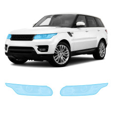 Антигравійна захисна бронеплівка за лекалами для Land Rover Range Rover Sport L494 2013-2017 - оптика (фари та ПТФ)