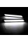LED Денні ходові вогні ДХО 12V 26 см гумовий корпус гнучкі 2 шт (NTS06)