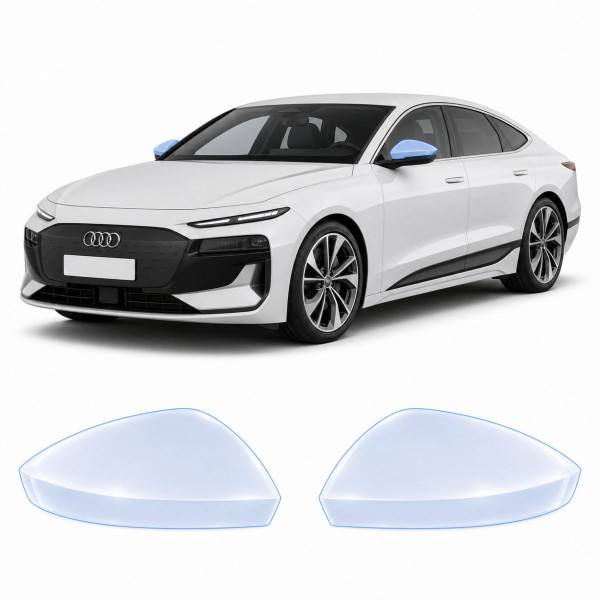 Антигравийная защитная бронепленка по лекалам для Audi A6 e-tron C9 2024- зеркала