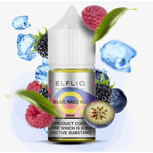 Elf Liq рідина 30 ml 50 mg Blue Razz Ice Блакитна Малина