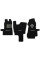 Коврики в салон для Ford Transit МК6 2006-2013 Экокожа с подпятником 3 шт (Rombus)