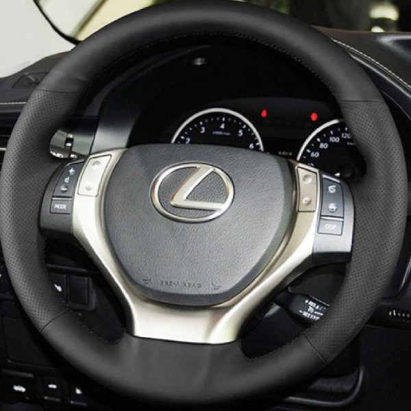 Чехол Оплетка Руля для Lexus RX 350/450 2010-2015 Кожа (Модельная Выкройка)