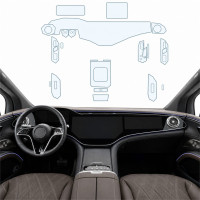Набір Плівок захисних для салону Mercedes-Benz EQS SUV (X296) 2022- TPH (Кансолі Дисплея Ручок)