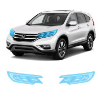 Антигравийная защитная бронепленка по лекалам для Honda CR-V IV facelift 2015-2018 - оптика (фары и ПТФ)