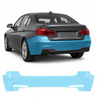 Антигравийная защитная бронепленка по лекалам для BMW 3 Series F30 facelift 2015-2019 - задний бампер