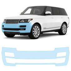 Антигравийная защитная бронепленка по лекалам для Land Rover Range Rover L405 2012-2017 - передний бампер