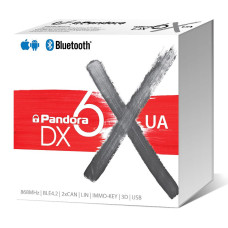 Охоронна сигнализация DX 6 XUA "PANDORA" BLUETOOTH, CAN, мобільний додаток, датчик удару