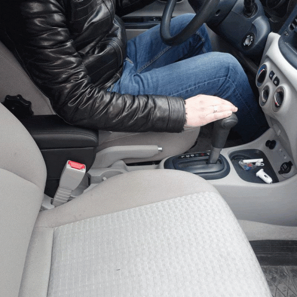 Подлокотник модельный Armrest для Hyundai Accent 2006-2010 с регулятором спинки справа Черный
