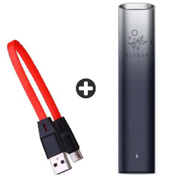 Багаторазова POD-система Elf Bar MATE 500 mAh Без Картриджу Grey Black