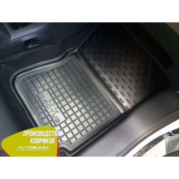 Автомобильные коврики в салон Citroen C4 Cactus 2015- (Avto-Gumm)