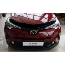 Дефлектор капота мухобойка для для Toyota C-HR 2015- (STOCHR1612)