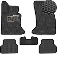 3D EVA Коврики в салон для BMW 5 (E60/E61) 2003-2010 С подпятником Черные 5 шт