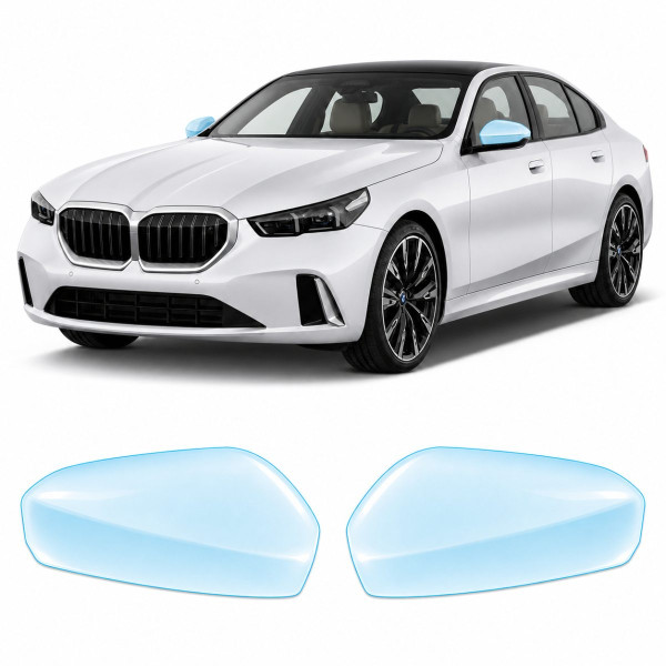 Антигравийная защитная бронепленка по лекалам для BMW 5 Series G60 2023- зеркала