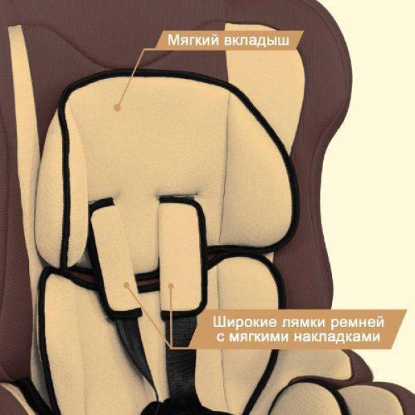 Дитяче авторесло 1-12 років, 9-36 кг, Категорія 1/2/3 ZLATEK Atlantic Lux Синій