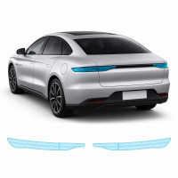 Антигравийная защитная бронепленка по лекалам для BYD Han II facelift 2023- задние фонари стопы
