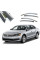 Дефлектори вікон вітровики Benke для Volkswagen Passat B7 / B8 Седан 2011- USA Хром Молдинг Із Нержавіючої Сталі 3D
