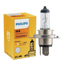 Автолампа галогенна Philips Premium + 30% 12V H4 60/55W 3200K 1 шт (12342PRC1)