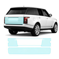 Антигравийная защитная бронепленка по лекалам для Land Rover Range Rover L405 2012-2017 - зона крышки багажника