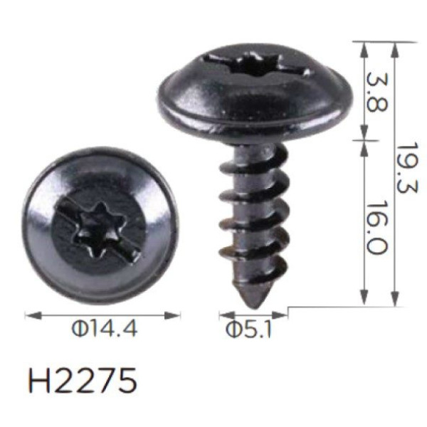 Саморіз Volkswagen, Audi, Seat, Skoda (WHT003954, 18644) (H2275)