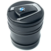 Пепельница черная с подсветкой BMW 60 x 70 мм (3554)