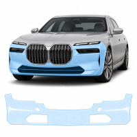 Антигравийная защитная бронепленка по лекалам для BMW i7 G70 2022- передний бампер