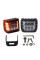 Додаткова LED фара 18W (3W*6) 10-30V 90x76x80 mm Близький стробоскоп 1 шт (W 0260-RB)