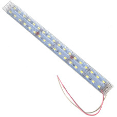 Підсвічування салону діодне подвійне Призма алюміній 12V - 25 см 2А 36LED Біле світло (5630)