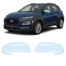 Антигравийная защитная бронепленка по лекалам для Hyundai Kona OS 2017-2020 - зеркала