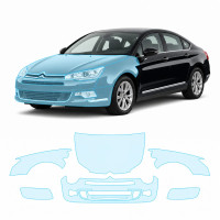 Антигравійна захисна бронеплівка за лекалами для Citroen C5 III facelift 2012-2017 - передня частина авто (капот бампер крила))