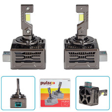 LED лампи для авто Pulso LR2-D3S USA Bridgelux CSP chips 12V 2*55W 10000Lm 6000k