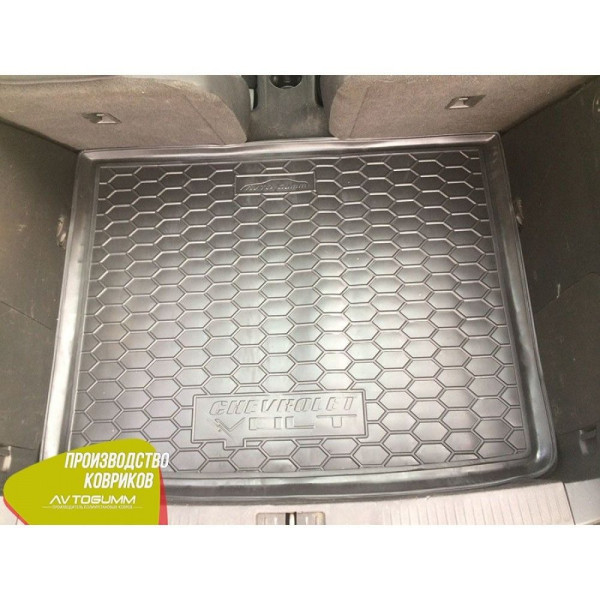 Автомобильный коврик в багажник Chevrolet Volt 2010- Резино - пластик