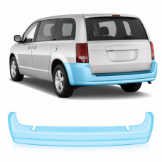 Антигравийная защитная бронепленка по лекалам для Dodge Grand Caravan V 2008-2020 - задний бампер