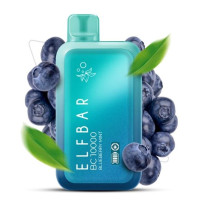Elf Bar BC 10000 Затягувань Blueberry Mint (Чорниця Лід) З Індикацією