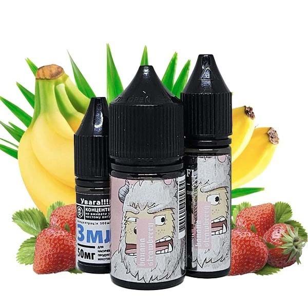 Рідина Самозаміс Flavorlab FL350 30ml Banana Strawberry Банан полуниця