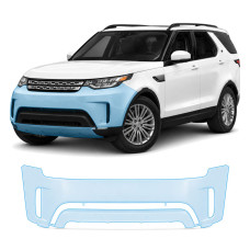 Антигравийная защитная бронепленка по лекалам для Land Rover Discovery L462 2017-2020 - передний бампер