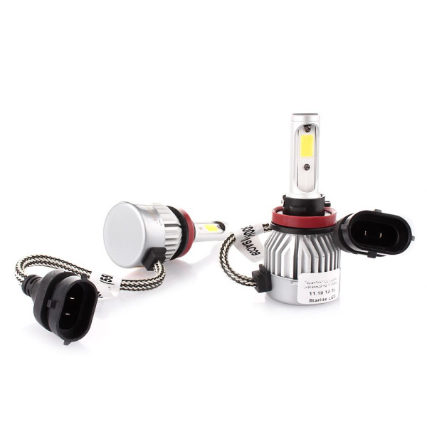 LED лампы автомобильные Stinger H1 12/24V 3200Lm 36W / 5500K / IP67 / 8-48V Радиатор 2 шт