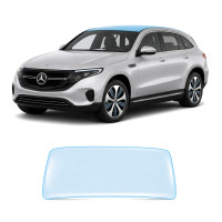 Антигравійна захисна бронеплівка за лекалами для Mercedes-Benz EQC N293 2019-2023 - зона даху